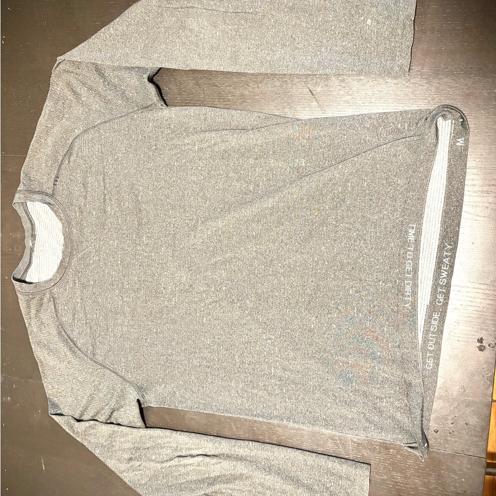 Grey Lululemon Long sleeve